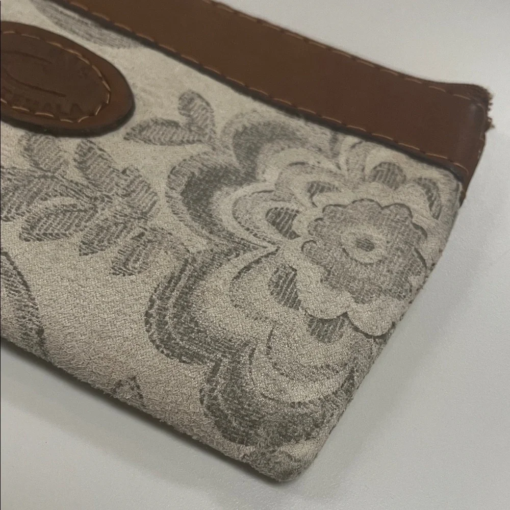 Source Unknown Brown and Gray Patterned Wallet w/Guatemala stamp